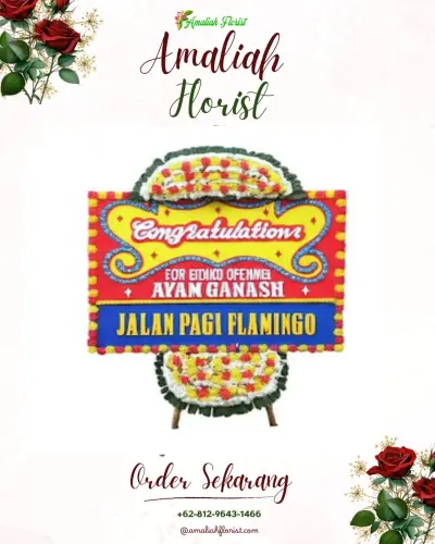 Bunga Papan Congratulation di Kesatrian